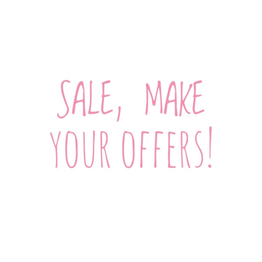 Sale, make your offers on any items in my closet!